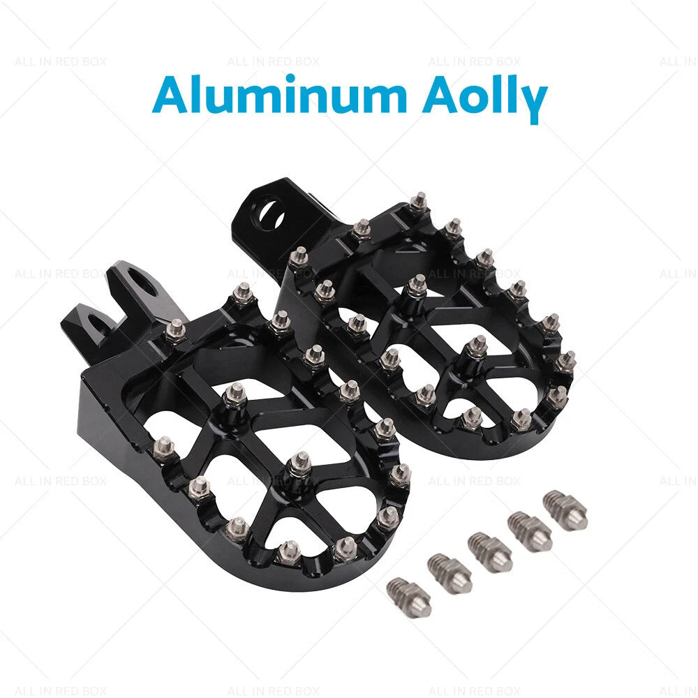 Wide Foot Pegs for Suzuki RM125 RM250 RMX250 DRZ400 SM DRZ400S DRZ400E