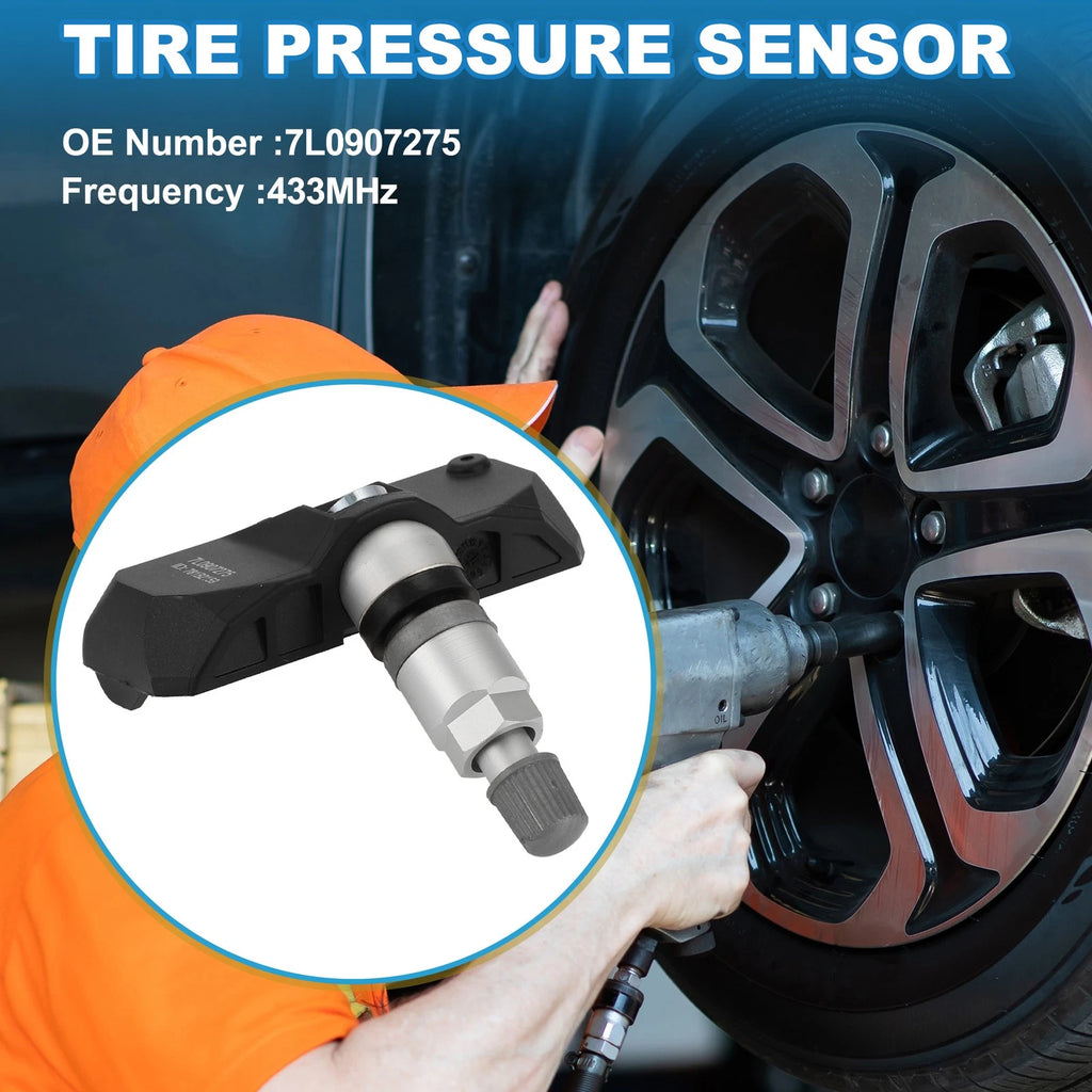 Tire Pressure Sensor 433MHz for Volkswagen Touareg (2004–2007) No.7L0907275