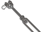 1/4" Jaw & Jaw Turnbuckle for M6 Applications (316 Stainless Steel)
