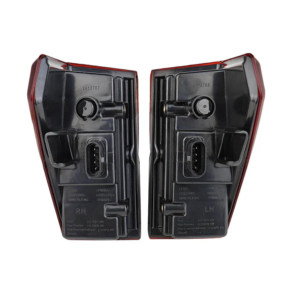 Red UTV Brake Tail Light Set for Polaris Ranger 1000 XP CREW (2019-2021)