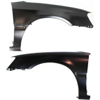 Fender Set for Subaru Legacy (2000–2004) Front Primed Steel with Molding Holes