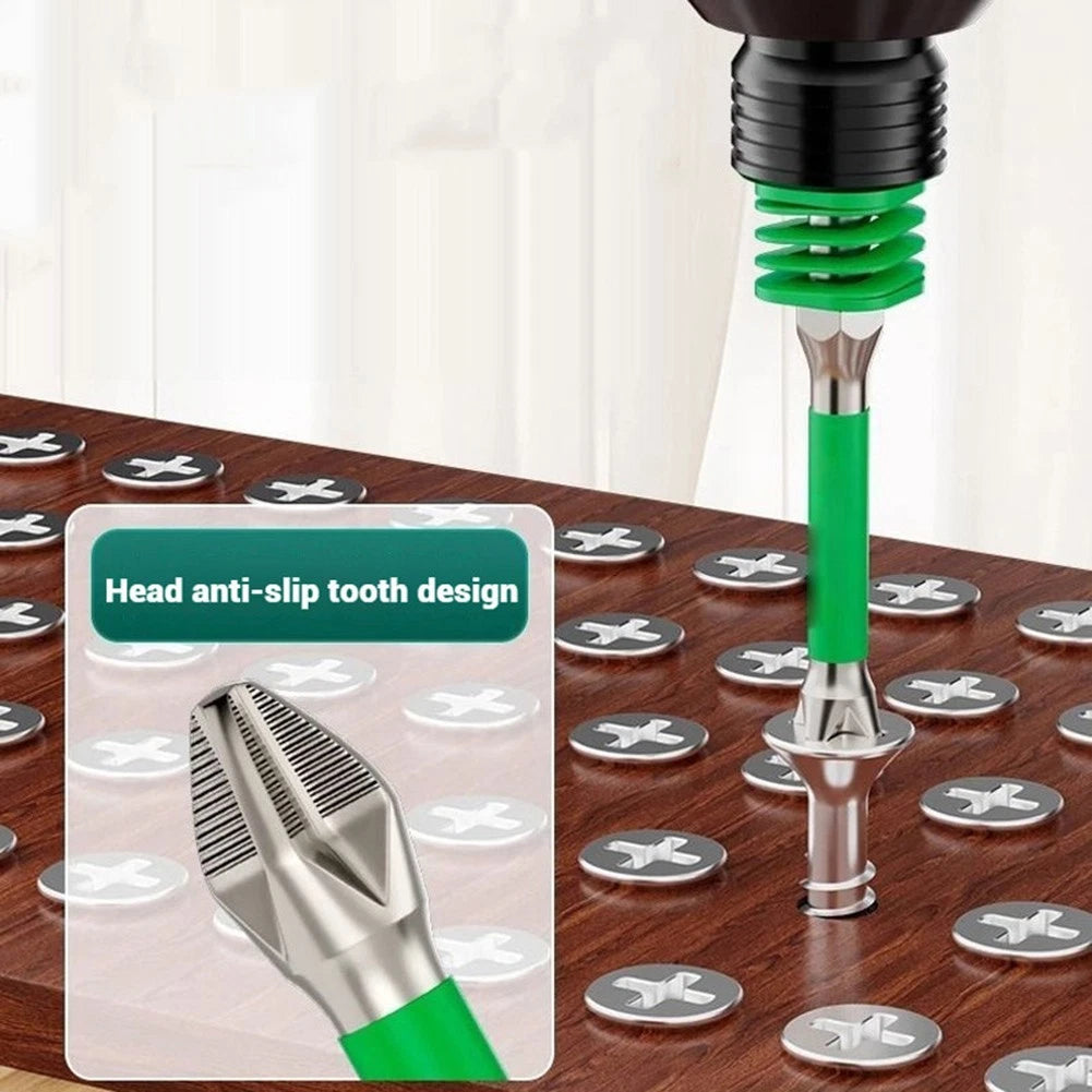 3-Piece Anti Slip Screwdriver Bit Kit PH2 1/4" Shank