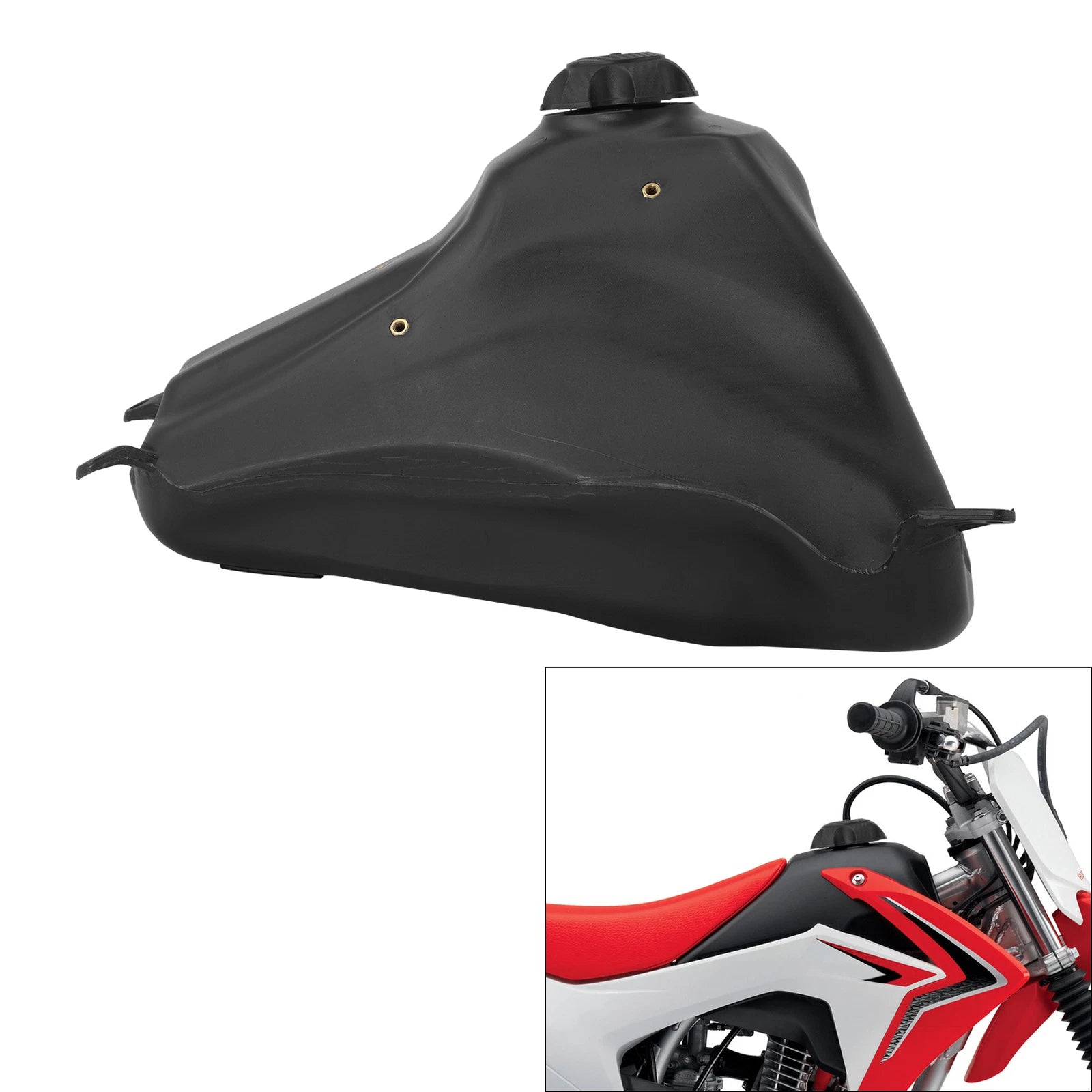 Fuel Gas Tank with Petcock & Cap for Honda CRF230F (2015–2019)