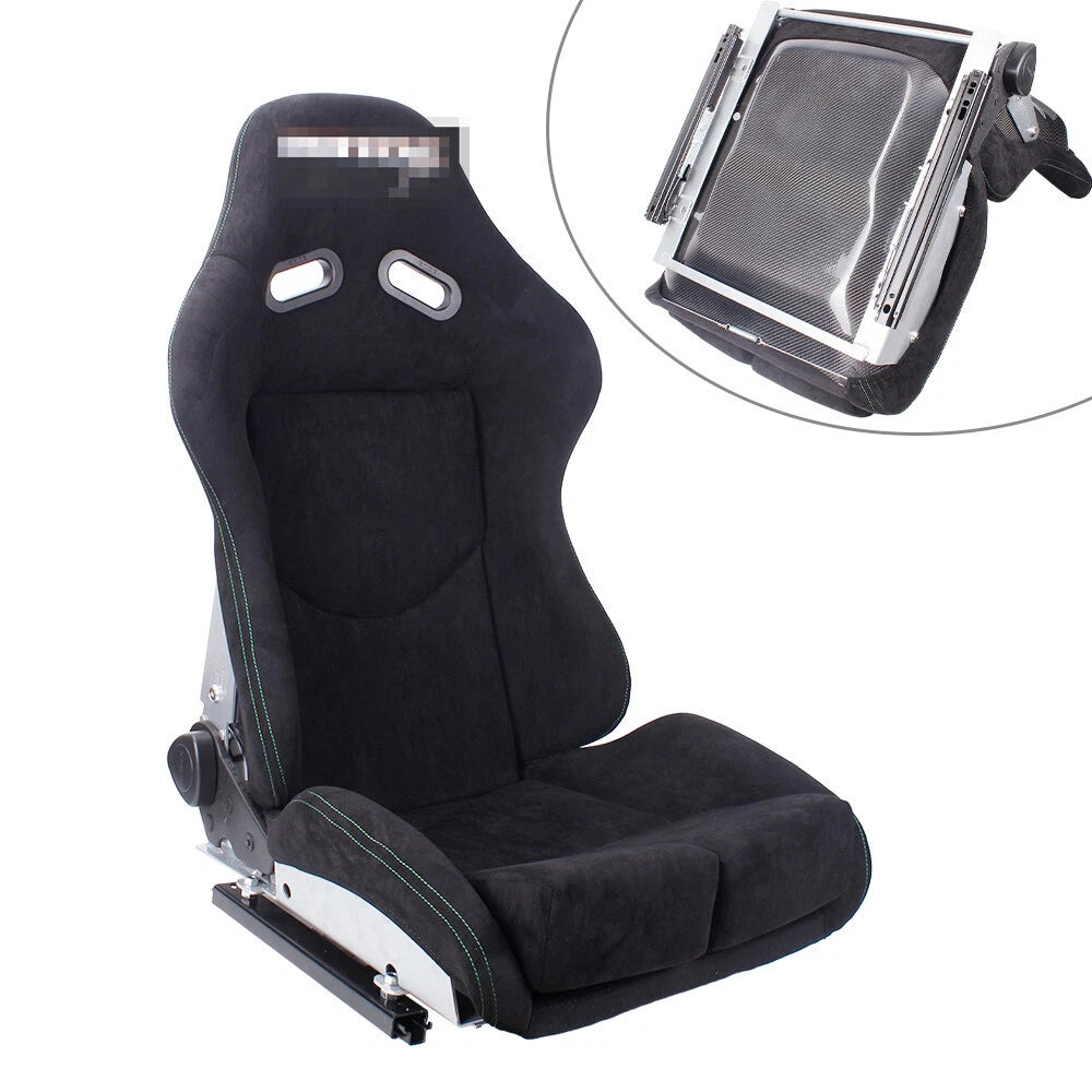 Racing Seat for Low Max with Adjustable Backrest and Carbon Fiber Shell