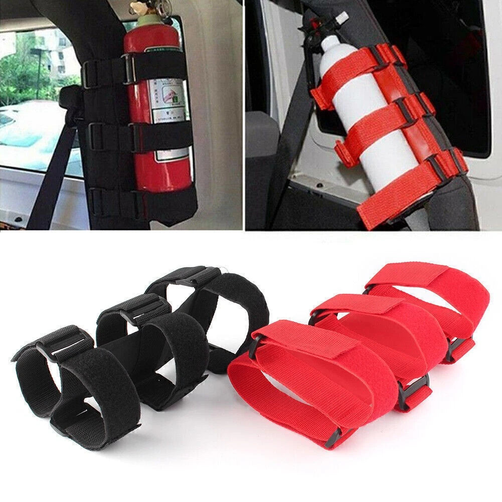 Fire Extinguisher Holder Belt for Jeep Wrangler TJ YJ (1997–2006)