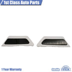 2X Front Bumper Reflector Side Marker Lights for Audi A4 S4 (2017-2018)