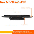 Rear Bumper Step Pad for Ford Ranger (2019–2023) w/o Parking Sensor Holes