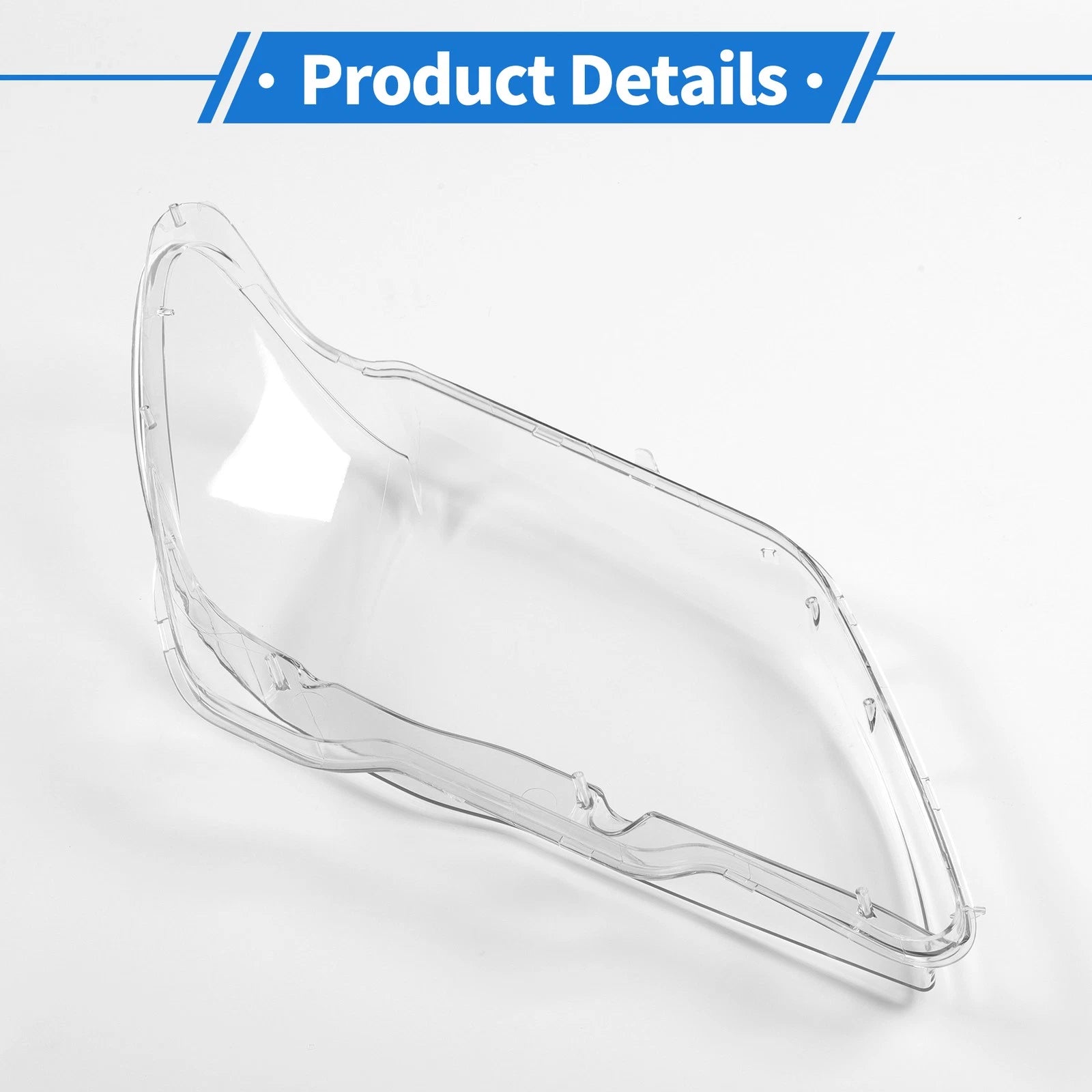 1 Pc Headlight Lens Cover for BMW 7 Series E65 (2002–2008) No. 63127162117