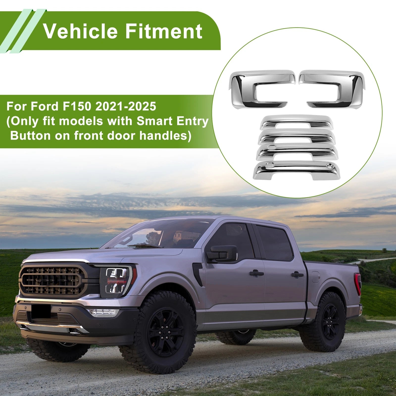 Mirror Cover Cap for Ford F150 (2021–2025)