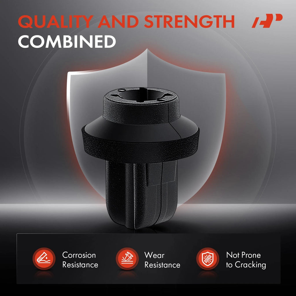 50Pcs License Plate Bracket Screw Grommet Clip for Mercedes-Benz