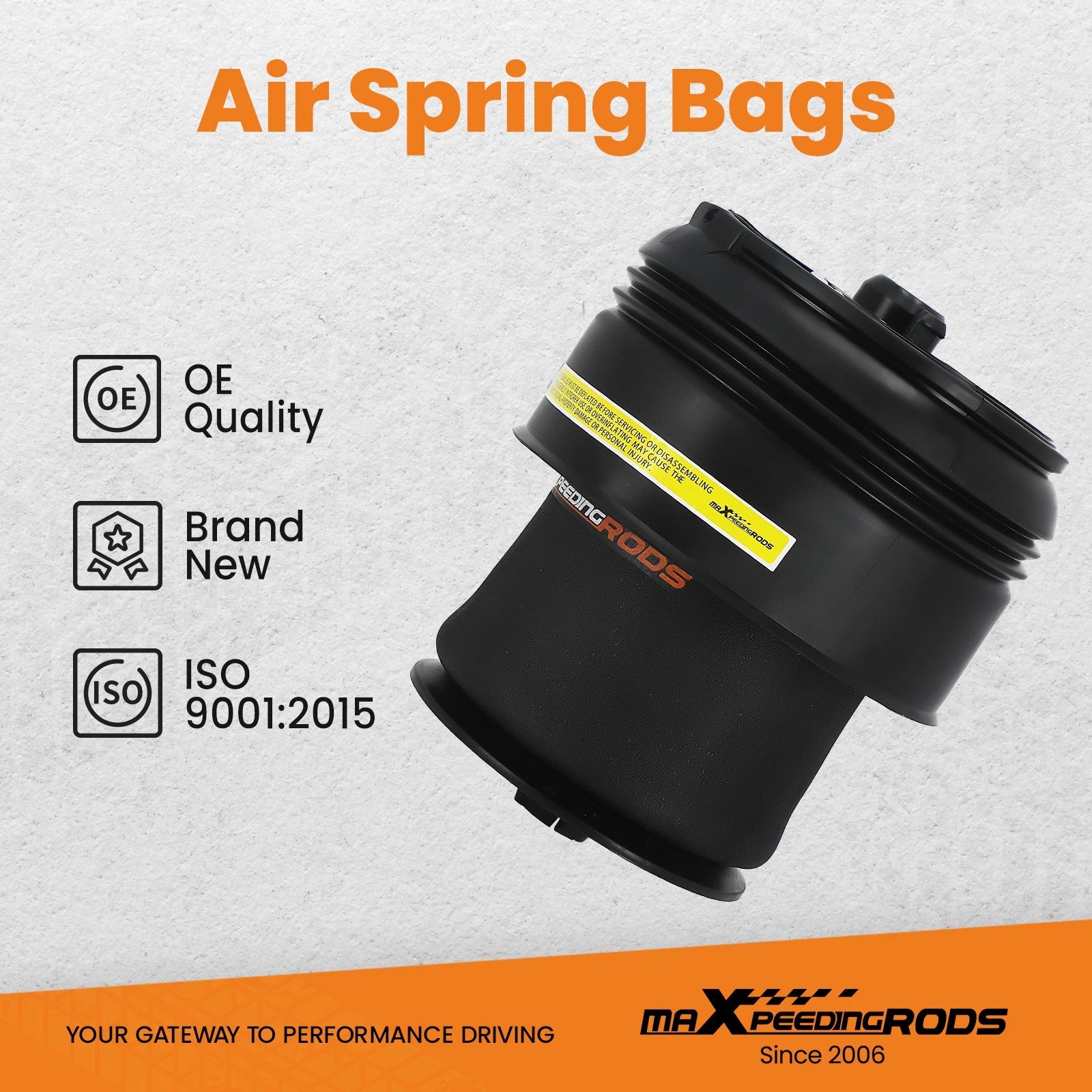 2X Rear Air Suspension Spring Bags for BMW X5 E70 X6 E71 (2007–2013) 37126783420