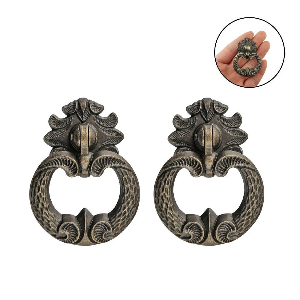 Set of 10 Vintage Cabinet Handles for Kitchen Cupboard