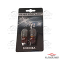 2 x Amber Wedge Silver Coating Indicator Light Bulb Globe