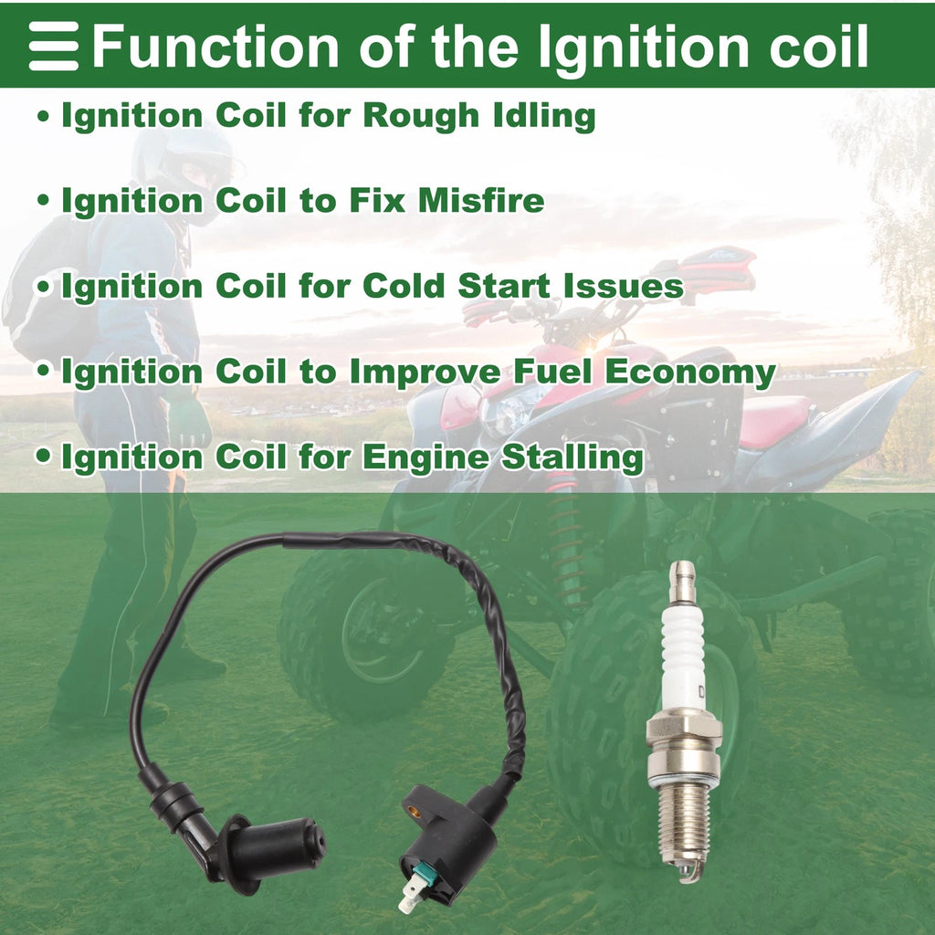 Set of 1 Ignition Coil for Honda CRF50F (2004–2013) No.A7TC