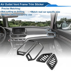 Set of 1 Air Condition Outlet Vent Trim Cover Frame for Honda Accord (2018–2022)