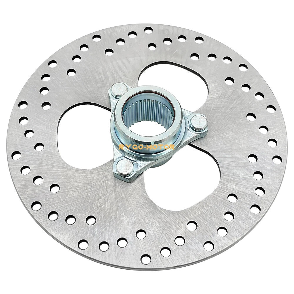Rear Brake Rotor Disc & Flange Hub for Honda Sportrax 300 TRX300EX (1993–2008)