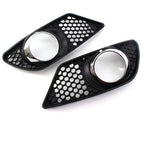 Left & Right Fog Light Grille Covers for Mercedes-Benz C300 C350 (2008-2015)