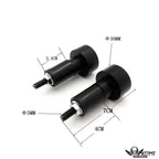 2X Handle Bar End Caps for Motorcycle (22 mm)