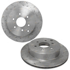 Rear Dimple Drilled Slotted Disc Brake Rotors for Nissan D40 Navara