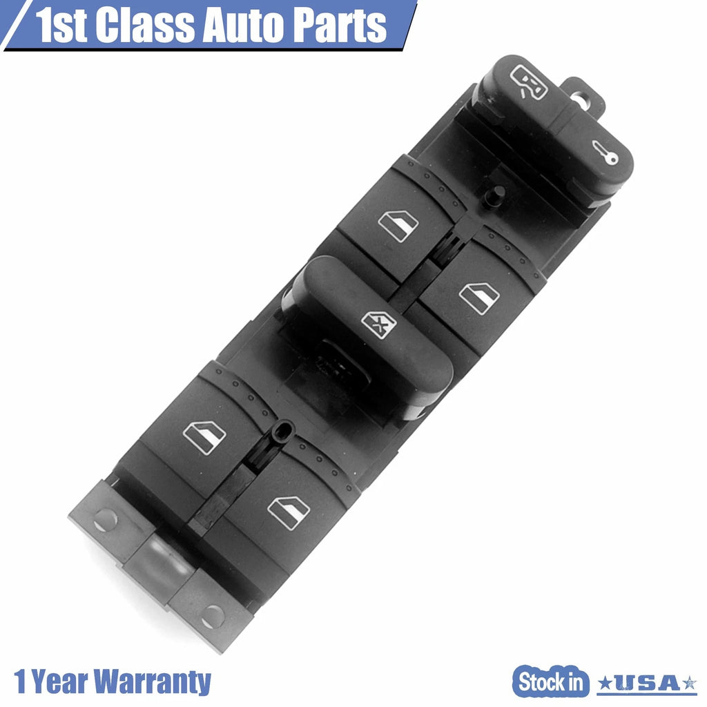 Master Power Window Switch for Volkswagen Golf Jetta (1998–2015)