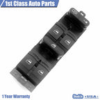 Master Power Window Switch for Volkswagen Golf Jetta (1998–2015)