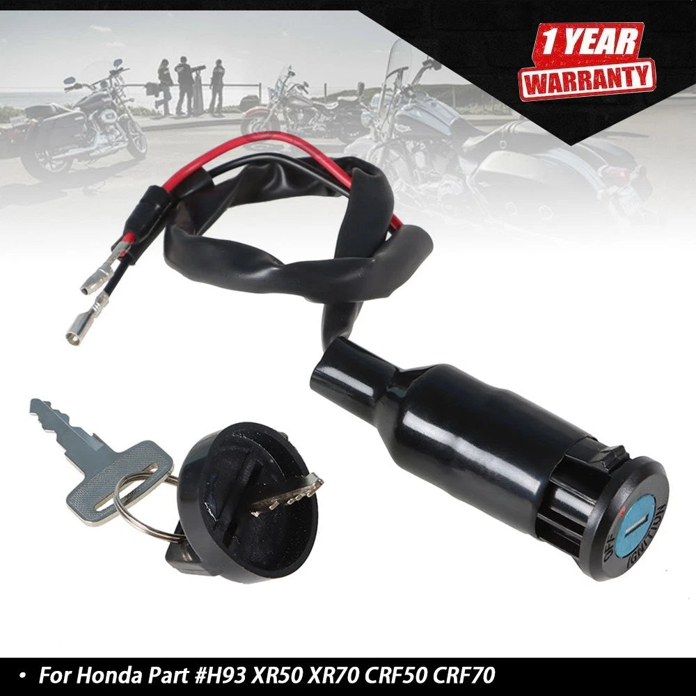 Ignition Key Switch for Honda XR50 XR70 CRF50 CRF70 (2000-2013)