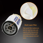 S3227 Fuel Water Separator Filter w/ Clear Bowl for Marine Outboard