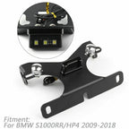 CNC License Plate Bracket LED for BMW S1000RR HP4 (2009–2018) T9