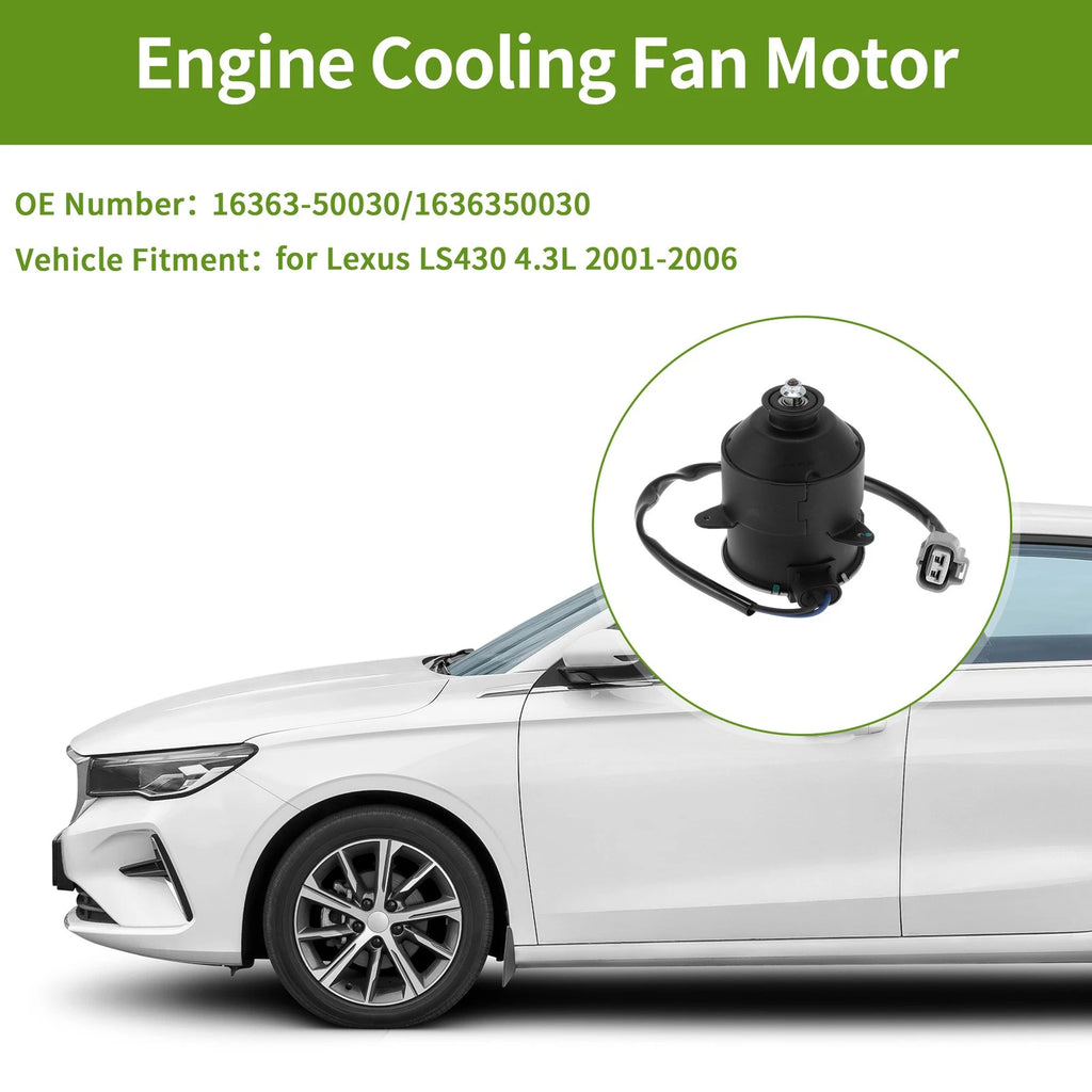 Radiator Fan Motor for Lexus LS430 (2001–2006)