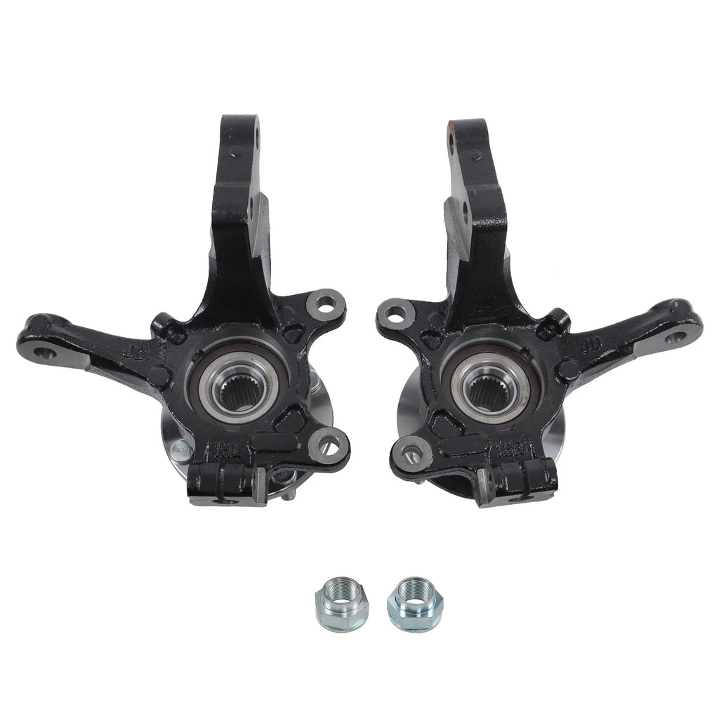 2X Front Knuckle & Wheel Hub Bearings for Nissan Versa Note (2014-2019)