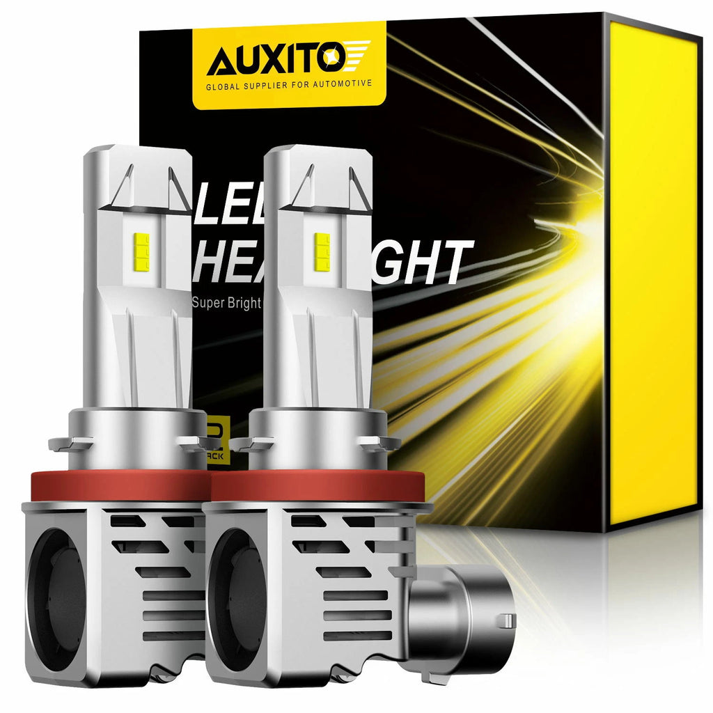 H11 LED Headlight Kit for Low Beam (6500K White, 24000LM)