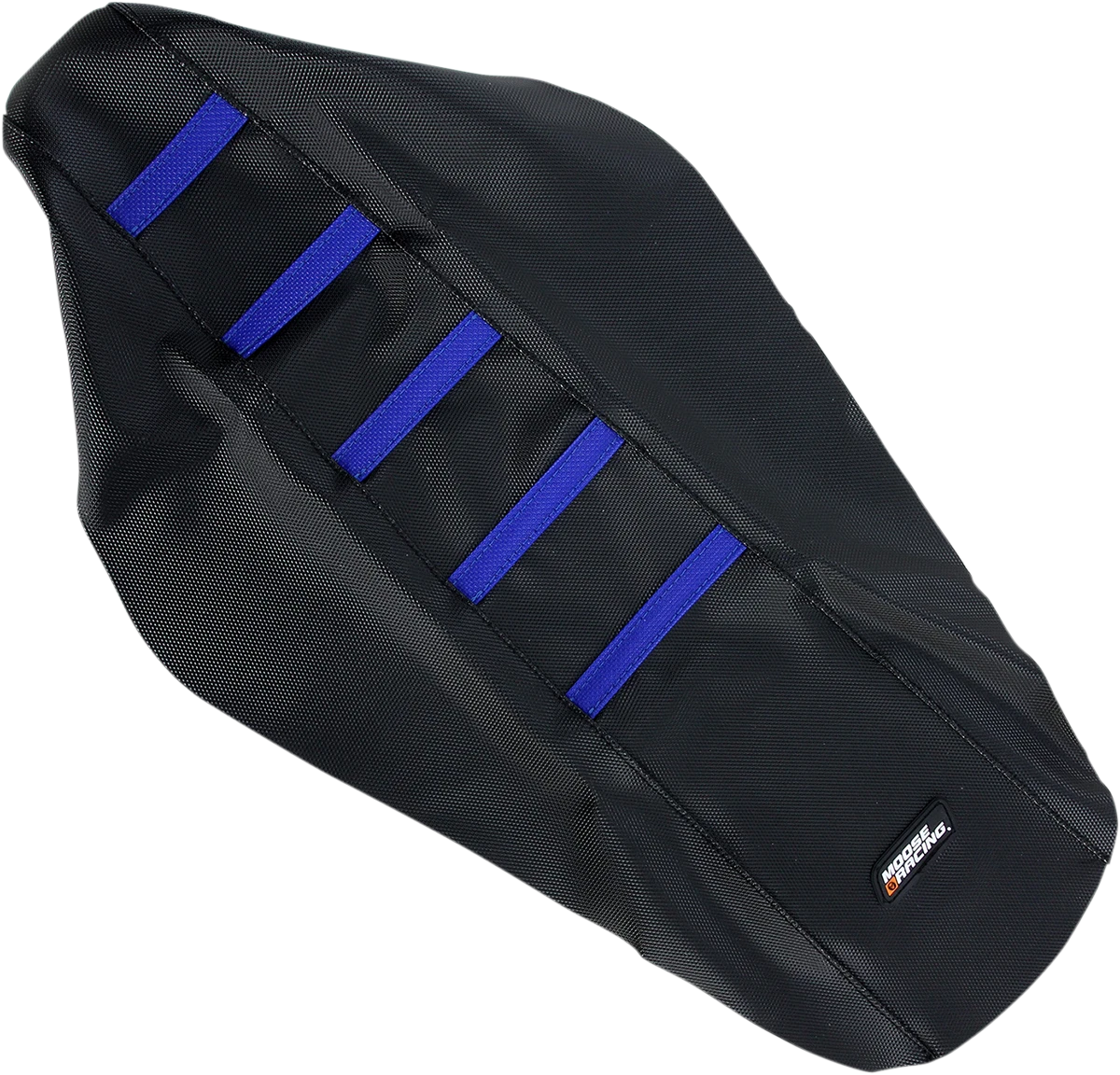Ribbed Seat Cover for Yamaha YZ125/250 (Black/Blue)