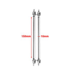 Adjustable Front Bumper Lip Splitter Strut Rod Tie Support Bar for Universal Blue