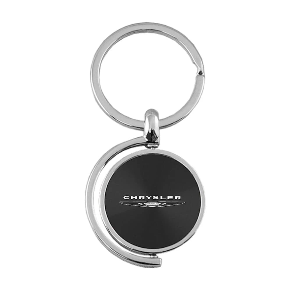 Black Spinner Keychain KC1025.CHR.BLK - Officially Licensed for Chrysler