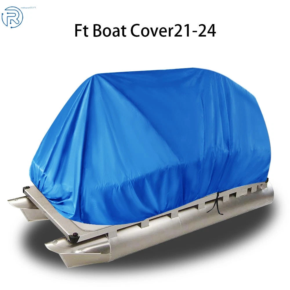 Boat Cover for Pontoon (2021–2024) Waterproof Trailerable Beam Width Up to 102"