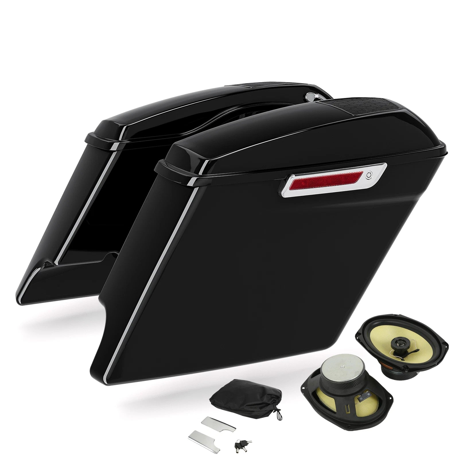 5" Extended Saddlebags with 6" x 9" Speaker for Harley CVO Electra Glide (2014–2024)