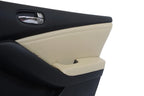 Front Door Panel Insert for Nissan Altima (2007–2012) Beige Synthetic Leather