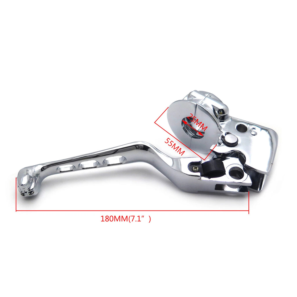 Skull Clutch Lever Mount Bracket for Harley Road King/Dyna Super Glide (1996–2007)