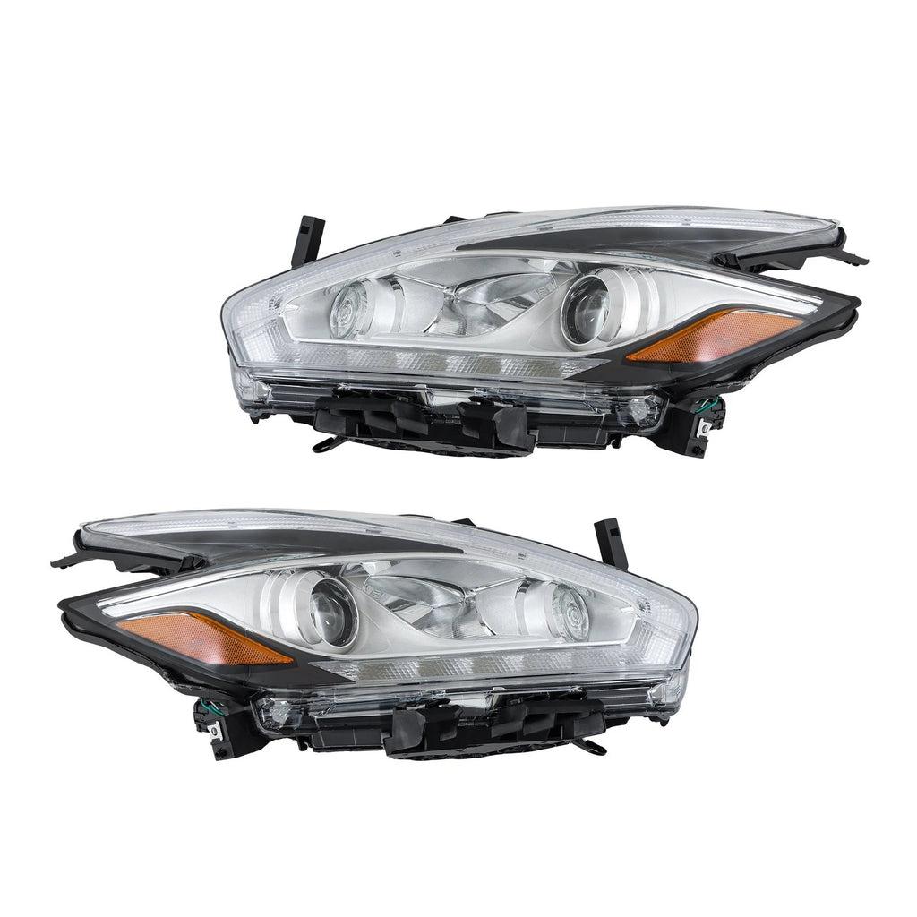 Set of 2 LED Headlights for Nissan Murano (2015-2018)