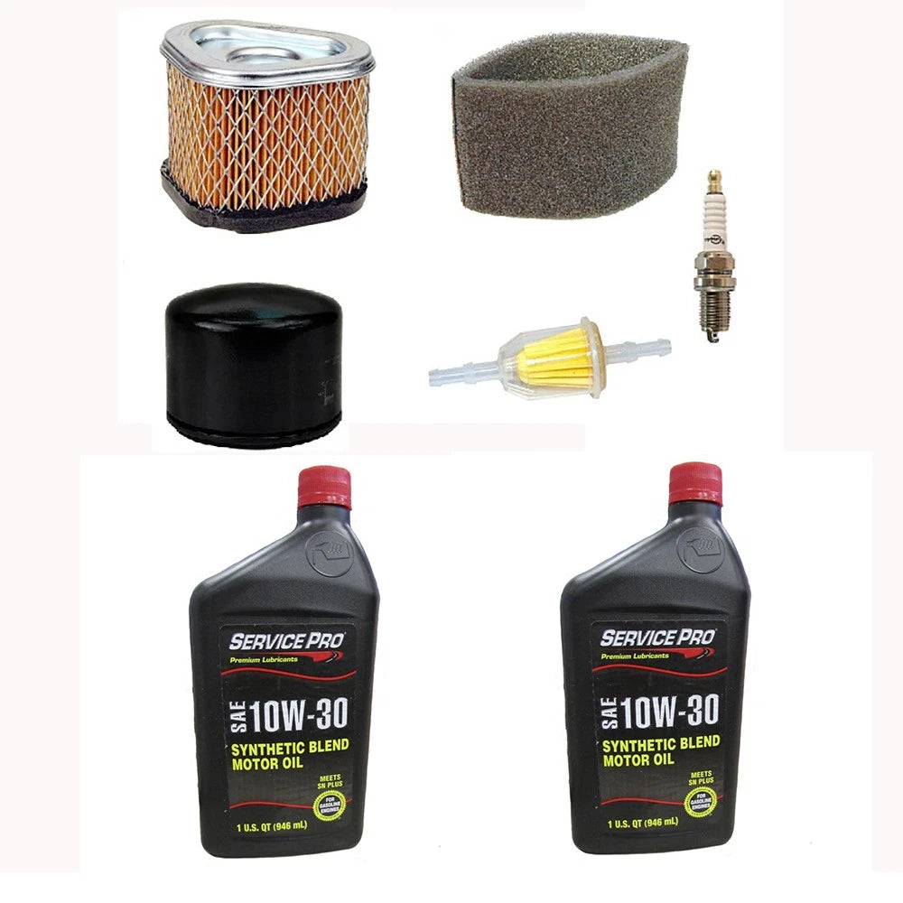 Filters w/ Spark Plug & Oil Set for Kohler CV460 CV490 (Fits John Deere GY20661)
