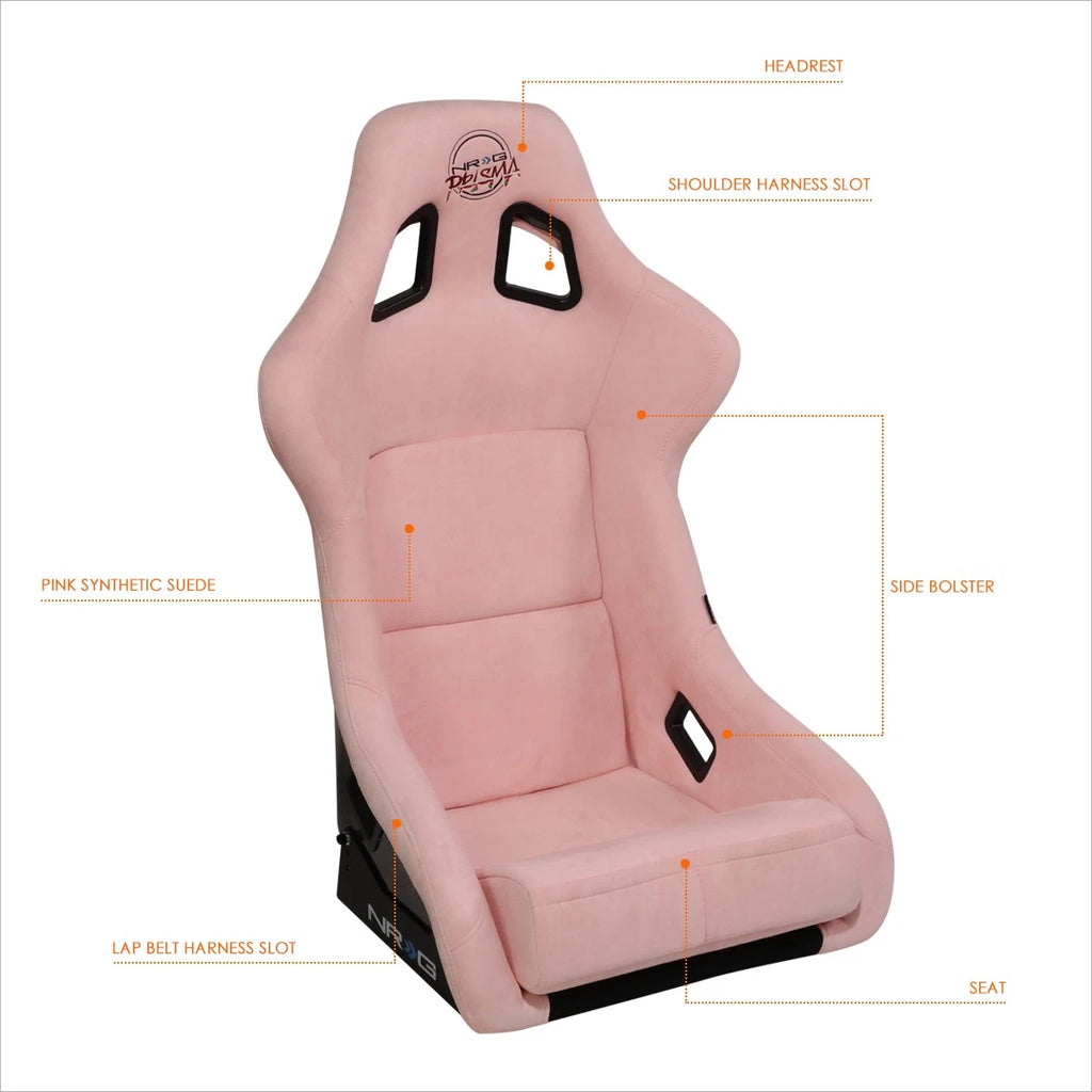 NRG FRP-302PK-PRISMA Bucket Racing Seat for Universal Fit (Large Size)