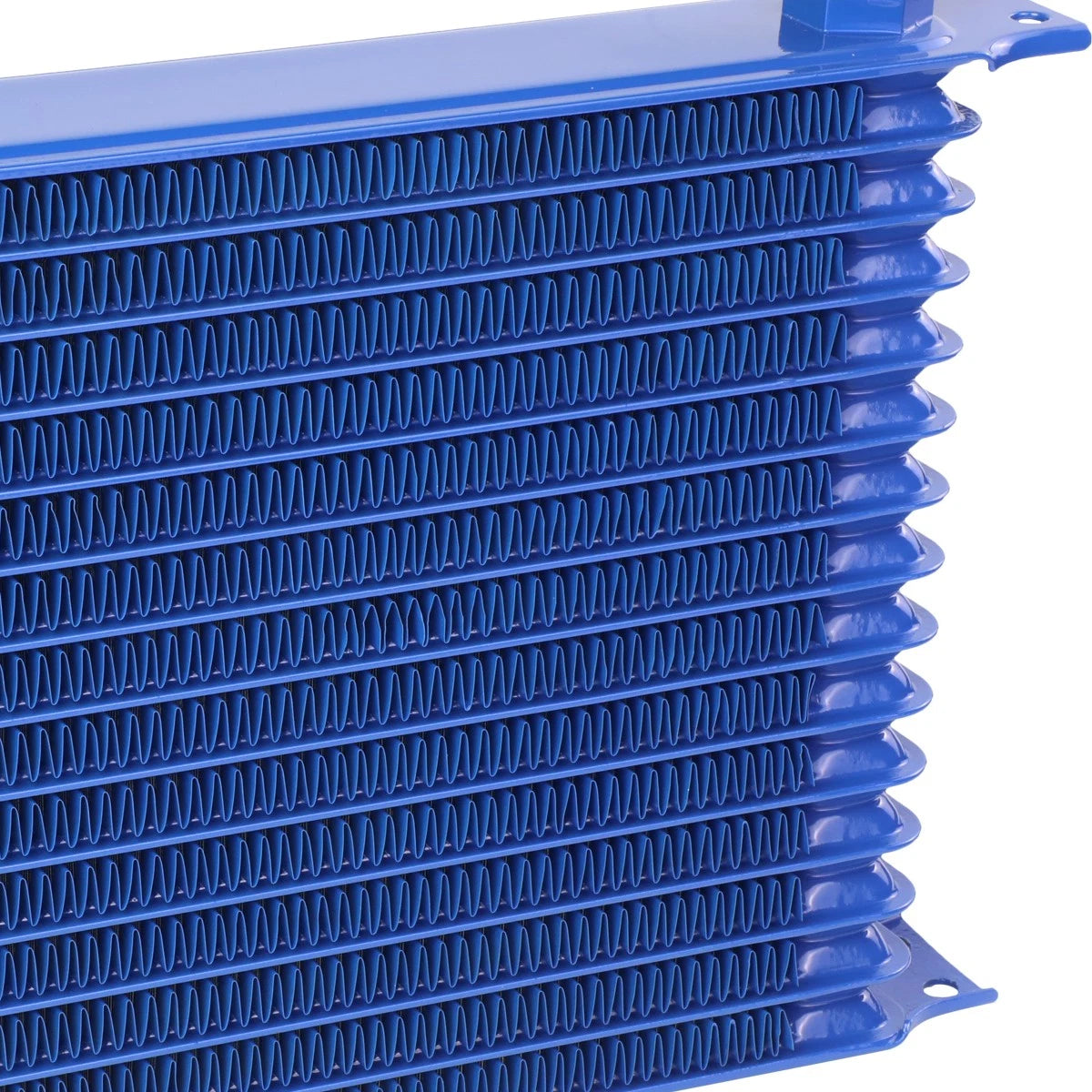10-AN Blue Aluminum Powder Coated Oil Cooler for Racing Engines/Transmissions