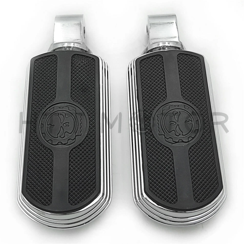 Skull Rubber Footpeg for Harley-Davidson Softail Slim FLSL & Breakout FXBR (2018–2023)