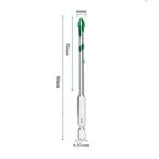 90mm Drill Bit Set for Glass Wood Metal Tiles (Various Sizes)