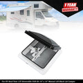 12V Reversible Roof Vent Fan Kit for Camper RV (14" x 14")