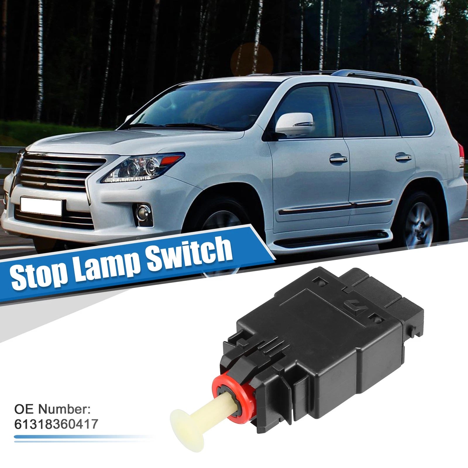 Set of 1 Stop Lamp Switch for BMW 525i (1989–1995) No. 61318360417