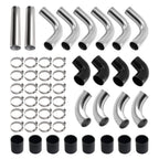 12PCS Intercooler Piping Kit for Universal Fit (2.5")