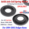 2X Solid Axle Coil Spring Retainer Bucket for Dodge Ram 1500 2500 3500 (1994–2002)