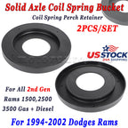 2X Solid Axle Coil Spring Retainer Bucket for Dodge Ram 1500 2500 3500 (1994–2002)