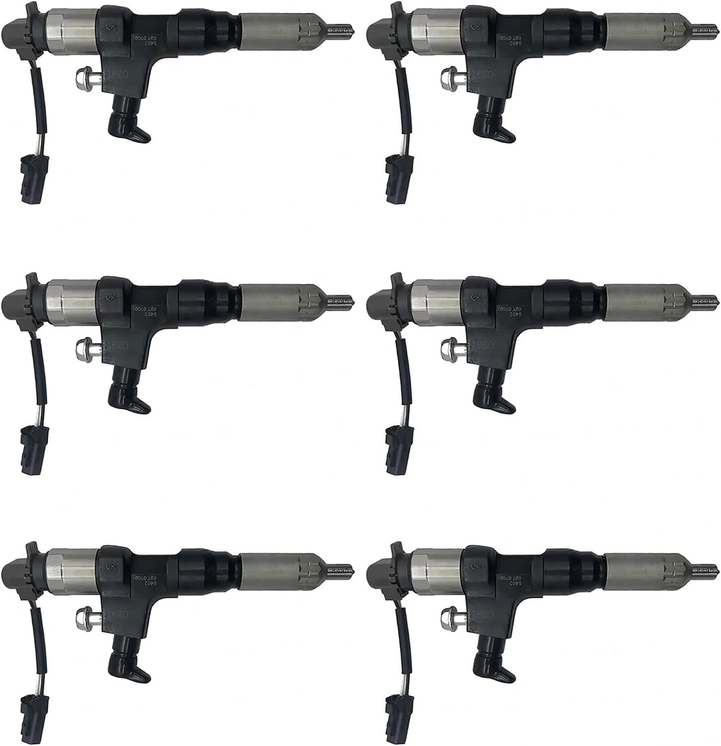 6X Fuel Injector 095000-5402 for Hino J05D Truck (500)